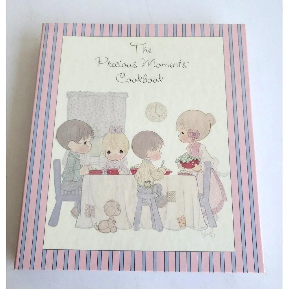 1988 The Precious Moments Cookbook Enesco 200 Recipes Sam Butcher Willie Cushman